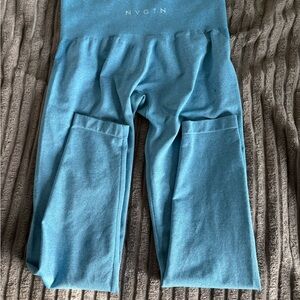 NVGTN Teal Contour Seamless Leggings